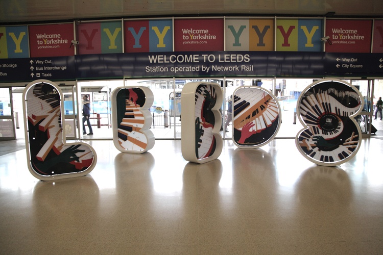 Leeds Piano Trail. 17 August to 15 September 2018. 12 decorated pianos are placed around Leeds in iconic locations available for the public to play and enjoy